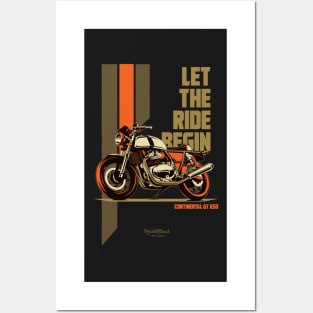 Continental gt 650 rider Posters and Art